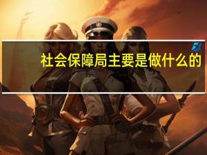 社会保障局主要是做什么的