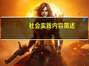 社会实践内容简述