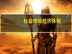 社会市场经济体制（如何建立社会主义市场经济体制）