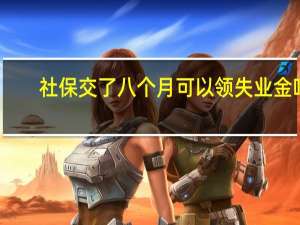 社保交了八个月可以领失业金吗