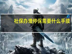 社保办理停保需要什么手续