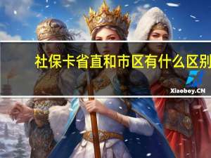 社保卡省直和市区有什么区别