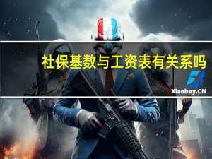 社保基数与工资表有关系吗
