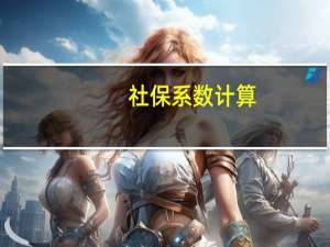 社保系数计算