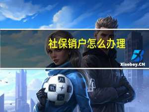 社保销户怎么办理