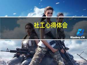 社工心得体会
