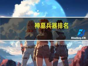 神墓兵器排名