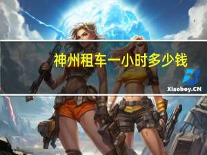 神州租车一小时多少钱