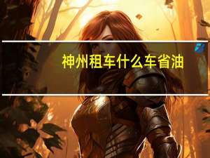 神州租车什么车省油