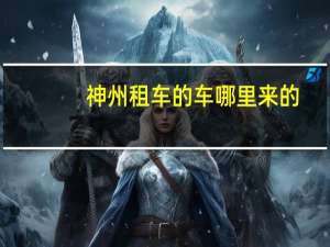神州租车的车哪里来的