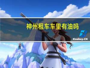 神州租车车里有油吗