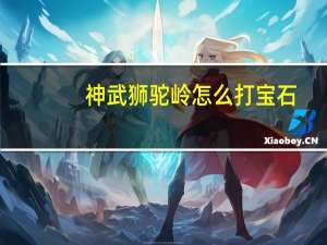神武狮驼岭怎么打宝石（神武狮驼岭怎么加点）