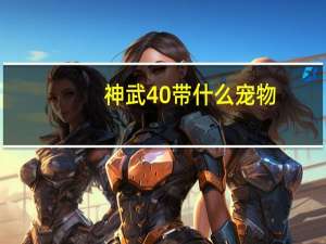 神武40带什么宠物
