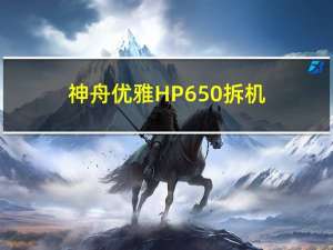 神舟优雅HP650拆机（神舟优雅hp650）