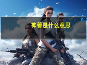 神蓍是什么意思