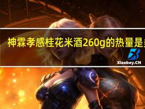 神霖 孝感桂花米酒 260g的热量是多少