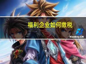 福利企业如何缴税