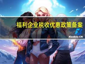 福利企业税收优惠政策备案（福利企业税收优惠政策）
