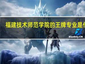 福建技术师范学院的王牌专业是什么