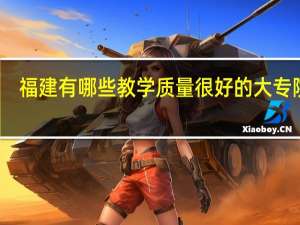 福建有哪些教学质量很好的大专院校