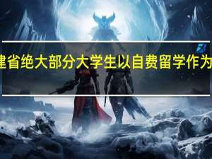福建省绝大部分大学生以自费留学作为留学方式