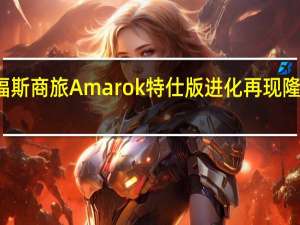 福斯商旅Amarok特仕版 进化再现 隆重登场