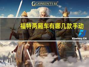 福特两厢车有哪几款手动（福特两厢车有哪几款）