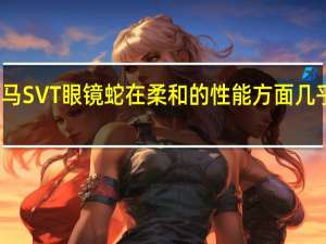 福特野马SVT眼镜蛇在柔和的性能方面几乎是经典之作