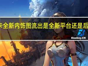 福田皮卡全新内饰图流出 是全新平台还是后双胎升级内饰？