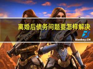 离婚后债务问题要怎样解决