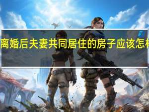 离婚后夫妻共同居住的房子应该怎样分割