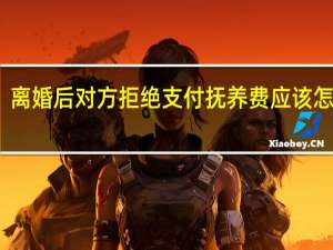 离婚后对方拒绝支付抚养费应该怎么办