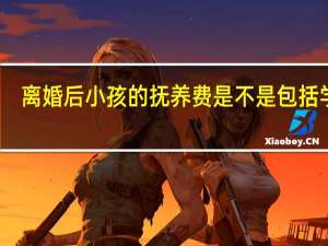 离婚后小孩的抚养费是不是包括学费