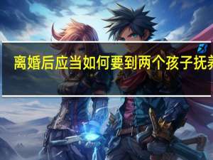 离婚后应当如何要到两个孩子抚养权