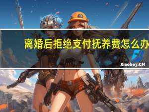 离婚后拒绝支付抚养费怎么办