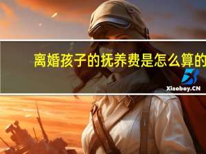 离婚孩子的抚养费是怎么算的