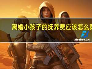 离婚小孩子的抚养费应该怎么算