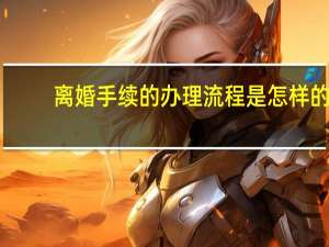 离婚手续的办理流程是怎样的