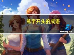 禽字开头的成语