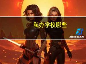 私办学校哪些