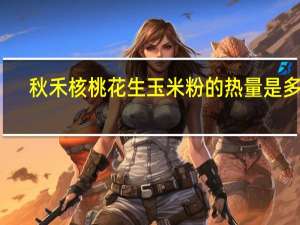 秋禾 核桃花生玉米粉的热量是多少