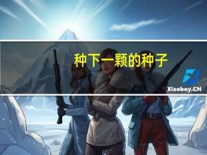 种下一颗 的种子（种下一粒种子）