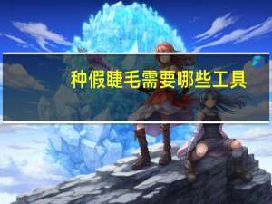 种假睫毛需要哪些工具，自学种睫毛需要什么工具