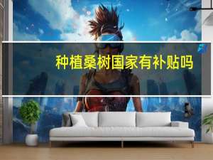 种植桑树国家有补贴吗