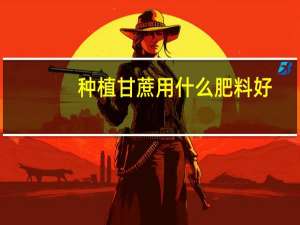 种植甘蔗用什么肥料好