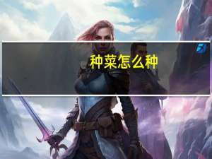 种菜怎么种