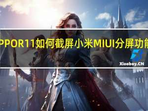 科普OPPO R11如何截屏 小米MIUI分屏功能入口在哪里？