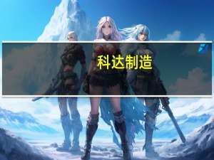 科达制造：上半年净利润12.68亿元同比下降40.21%