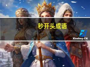 秒开头成语