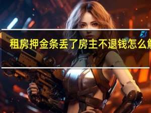 租房押金条丢了房主不退钱怎么解决